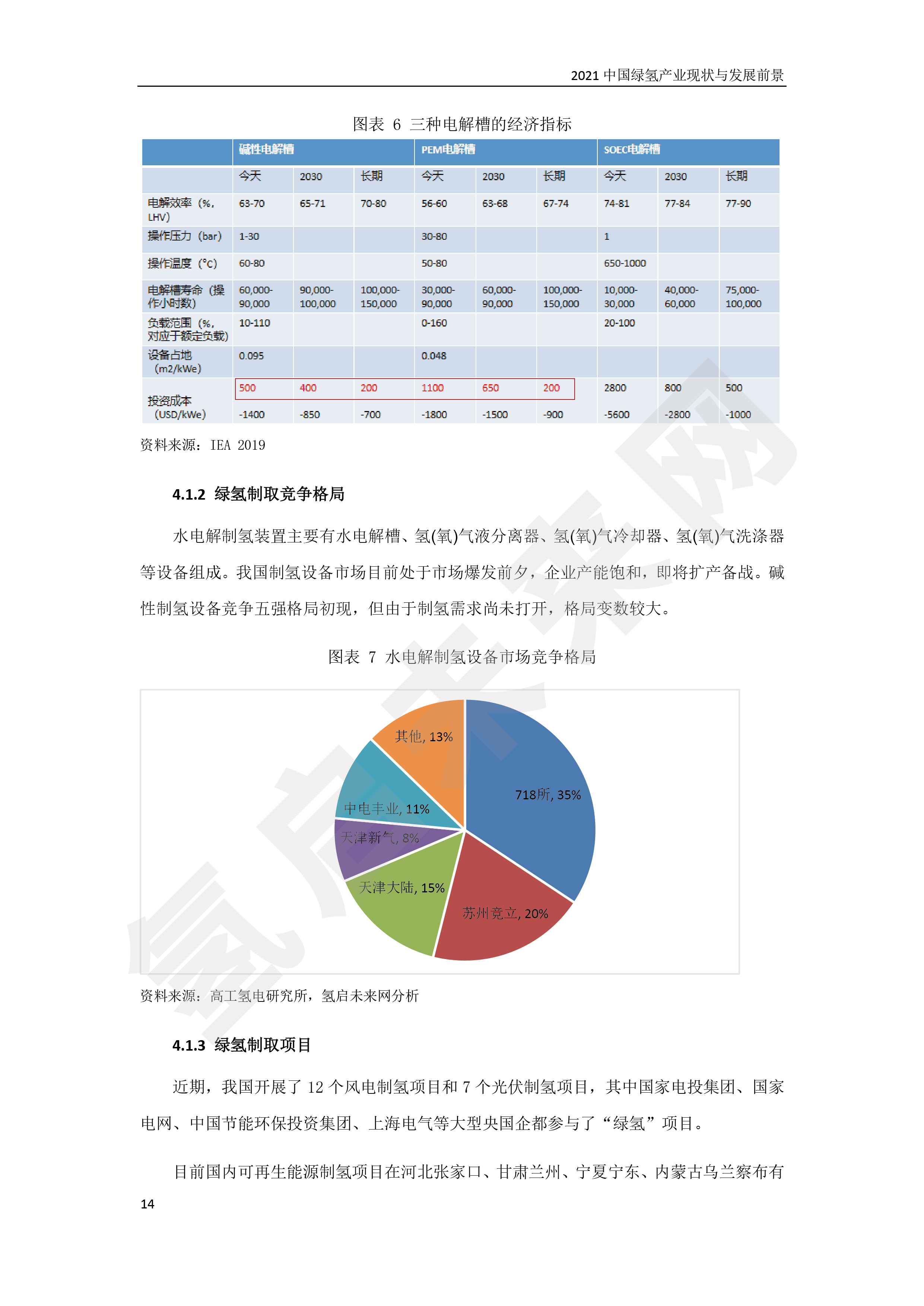 2021 中国绿氢产业现状与发展前景 （简版）