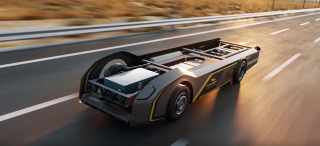 Gaussin为氢动力卡车推出了一个“滑板”平台，承诺可以行驶500英里